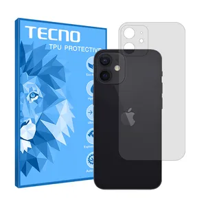 Tecno HyGEL model transparent phone back protector suitable for Apple iPhone 12 mobile phone