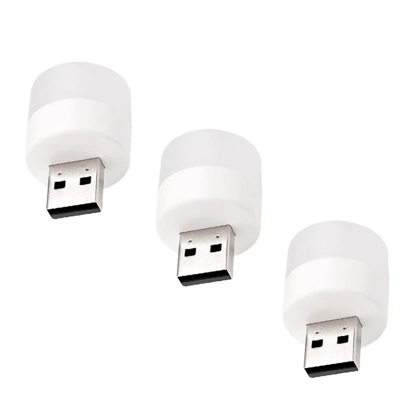 USB لامپ ال ای دی کالانیکس مدل LIGHT-SMALLWHT-10140 بسته 3 عددی