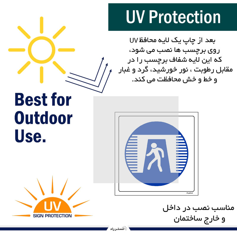 برچسب ایمنی مستر راد طرح جهت عبور از زیرگذر استفاده نمائید مدل HSE-OSHA-111 برچسب ایمنی مستر راد طرح جهت عبور از زیرگذر استفاده نمائید مدل HSE-OSHA-111