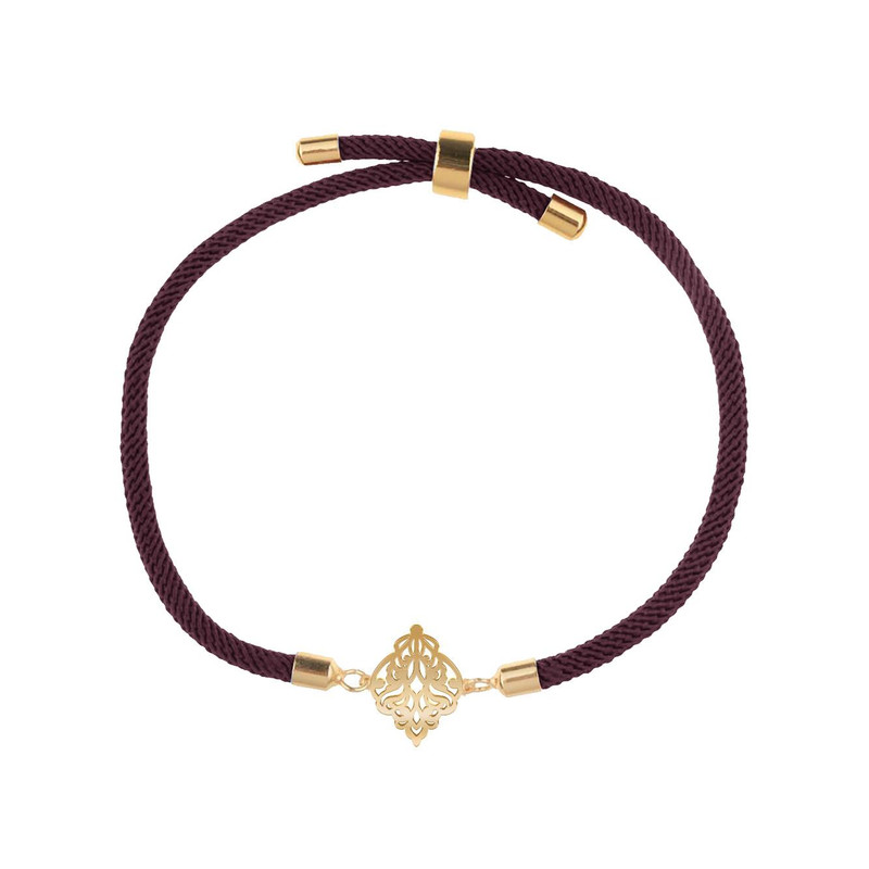 دستبند طلا 18 عیار زنانه مدوپد مدل اسلیمی کد D11-10657