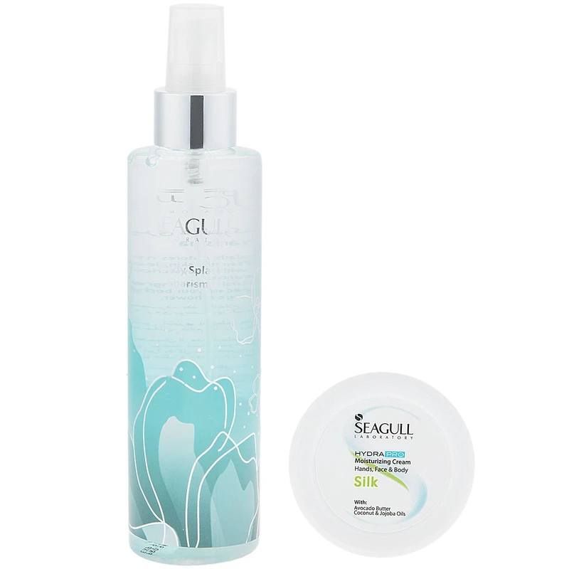 اسپری سی گل مدل Charisma و کرم  مرطوب کننده مدل Silk حجم 100 میلی لیتر