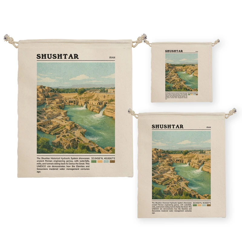 نظم دهنده ترمه طراحان ایده مدل سازه های آبی شوشتر کد map0818 مجموعه سه عددی