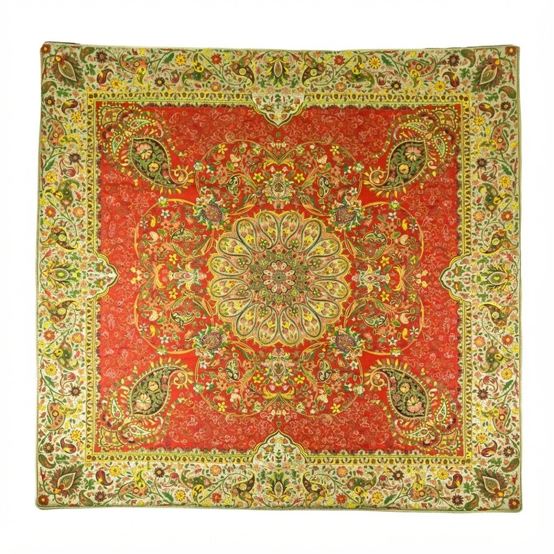 رومیزی ترمه صنایع دستی اریسا مدل ترمه هنگامه
