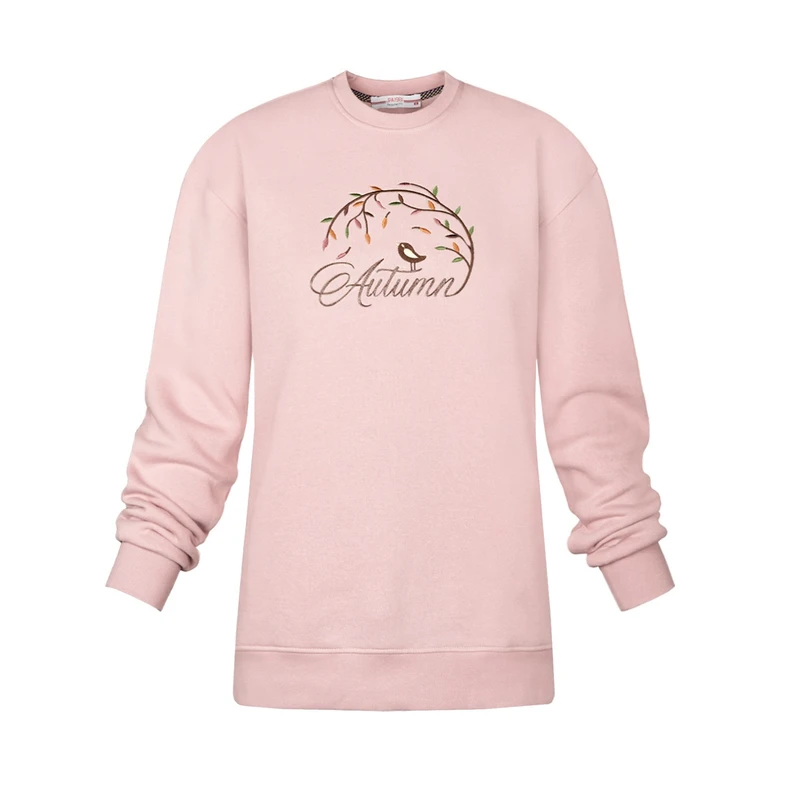 بلوز آستین بلند یقه گرد زنانه مدل SB-SS-4077