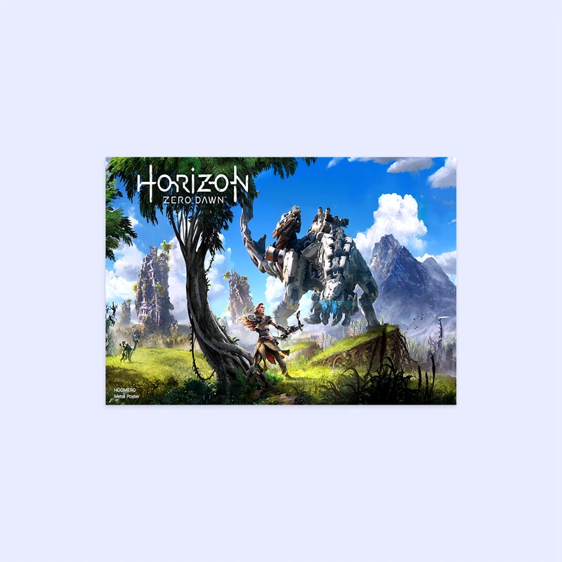 پوستر هومرو مدل فلزی طرح Horizon Zero Down کد PS581