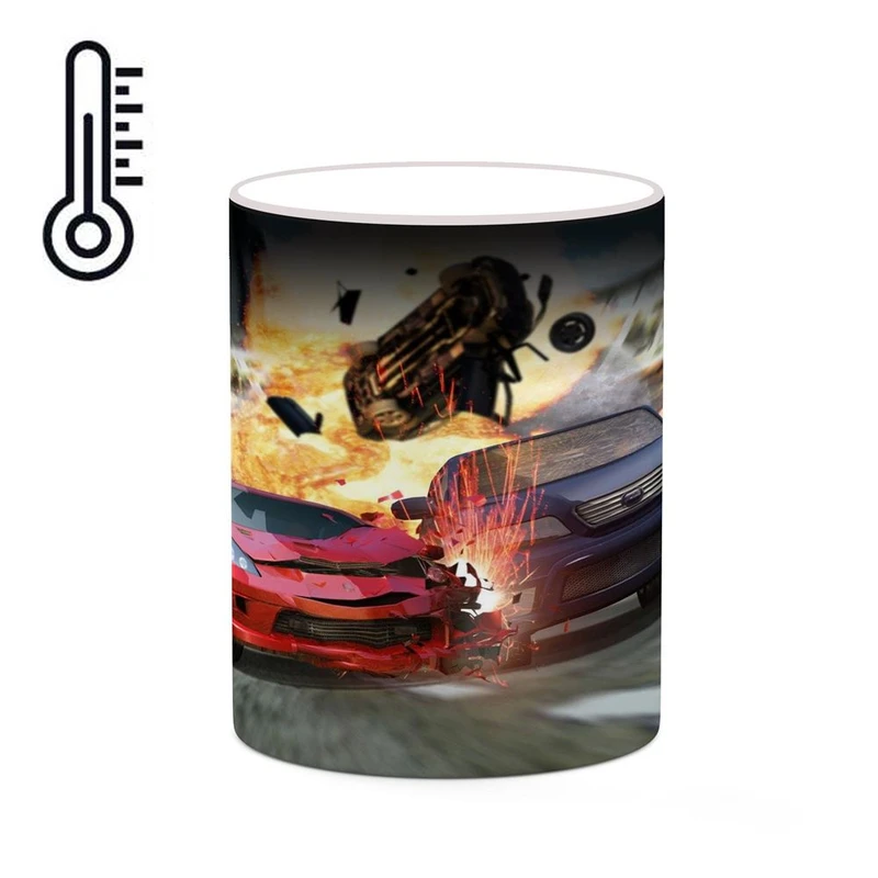 ماگ حرارتی کاکتی مدل بازی Burnout 3ː Takedown کد mgh27774