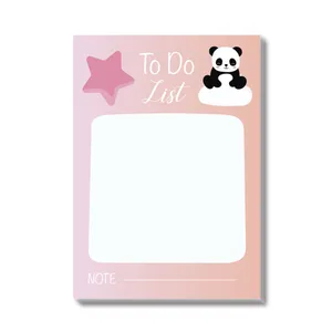 کاغذ یادداشت مدل To Do List طرح پاندا و ستاره کد 42 مجموعه 40 عددی