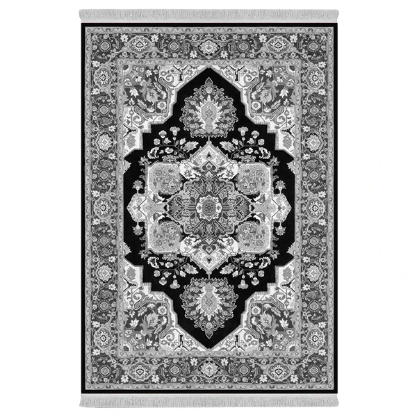 فرش پارچه‌ای دفه مدل فرشینه طرح مدرن کد 812