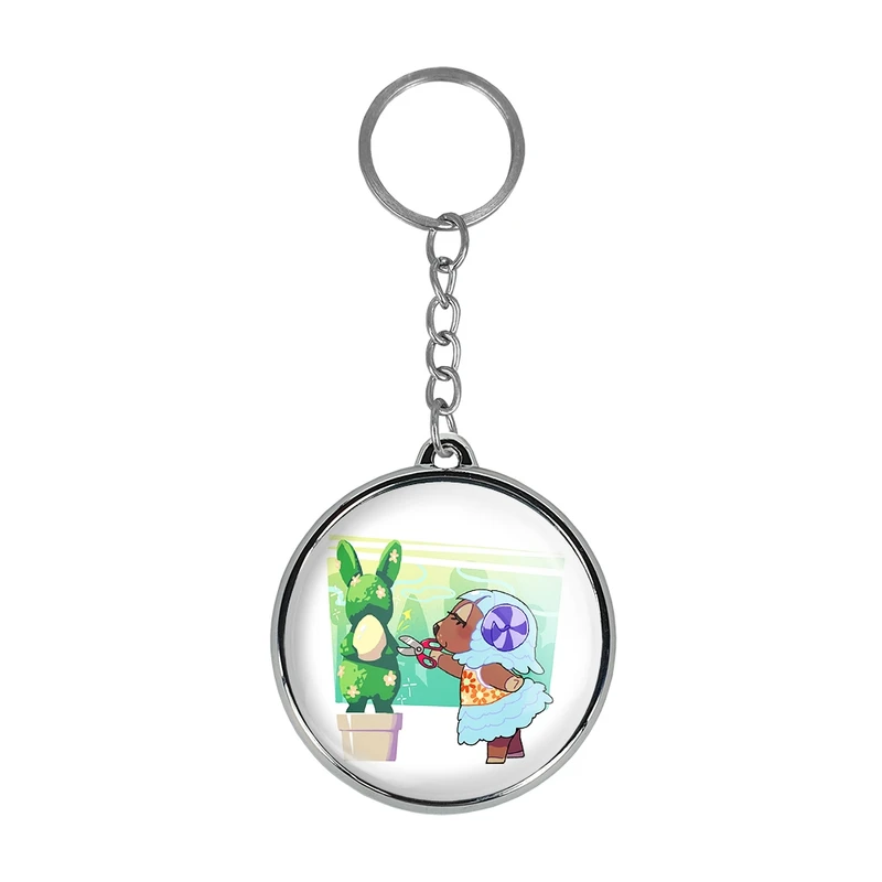 جاکلیدی خندالو طرح بازی انیمال کراسینگ (Animal Crossing) مدل دوطرفه کد 3267432675