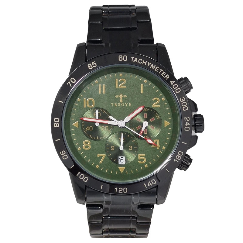 ساعت مچی عقربه‌ای مردانه کوارتز ترسویه مدل TRS6608 GR01 SB