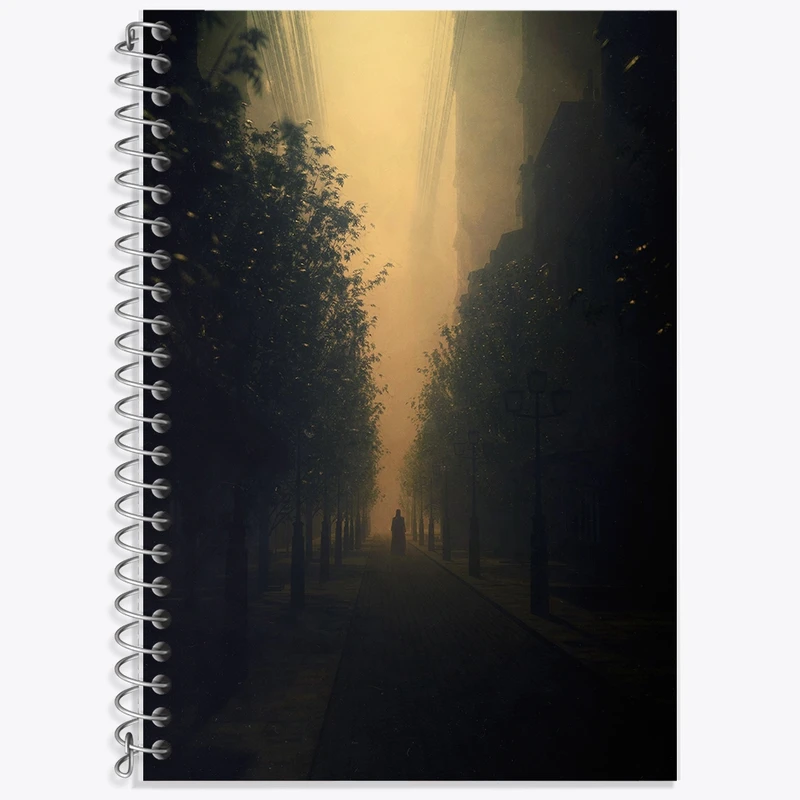 دفتر لغت 50 برگ خندالو طرح راه بی انتها کد F516