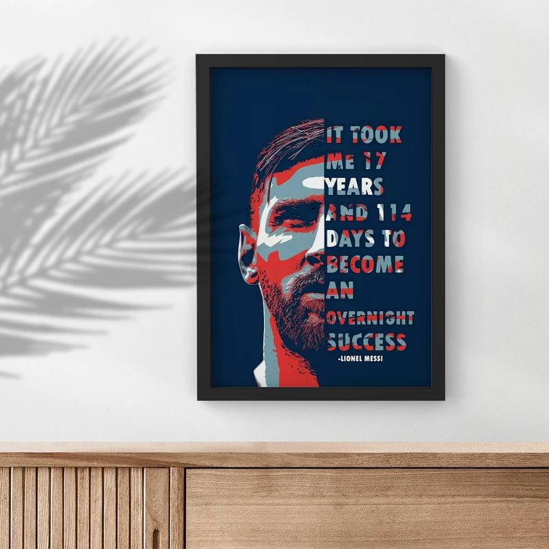 تابلو صبا طرح مدل انگیزشی Leo Messi کد m50305