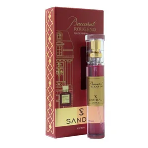 عطر جیبی زنانه  سندل مدل Baccarat  ROUGE 540 حجم 25 میلی لیتر