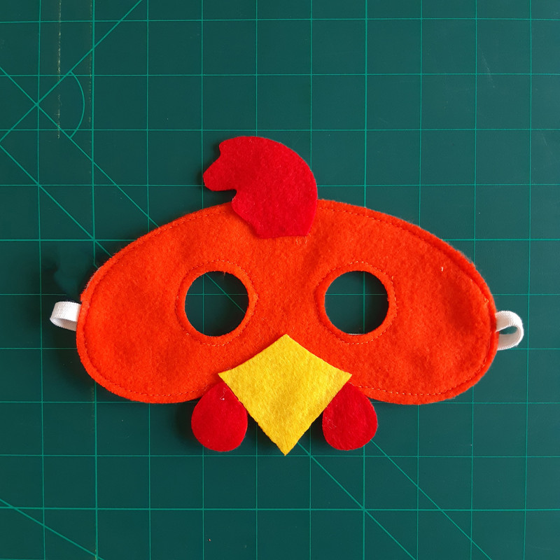 ماسک ایفای نقش رهام پاپالو مدل حیوانات کد 08 مجموعه 3 عددی