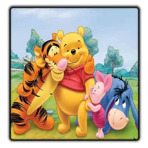زیر لیوانی مدل POOH کد 002