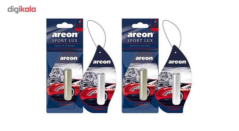 خوشبو کننده ماشین آرئون مدل Lux Liquid Carbon- بسته 2 عددی