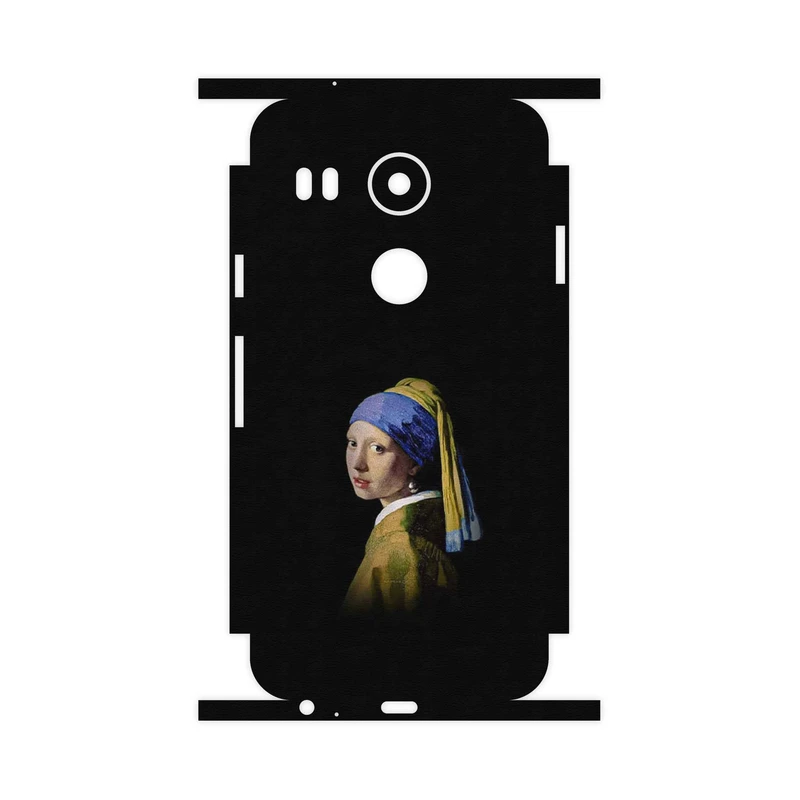 برچسب پوششی ماهوت مدل Girl with a Pearl Earring of Vermeer-FullSkin مناسب برای گوشی موبایل گوگل Nexus 5X