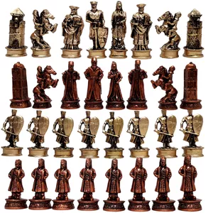  مهره شطرنج رخ مدل B5 مجموعه 32 عددی