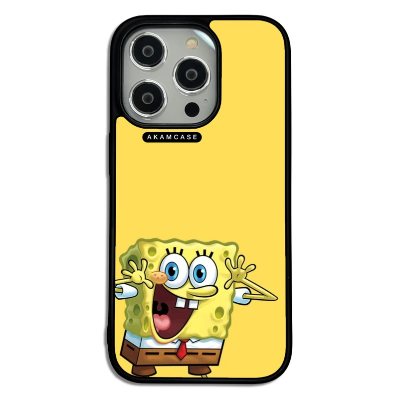 کاور آکام مدل AMC-WA14PRO-SPONGE BOB11 مناسب برای گوشی موبایل اپل iPhone 14 Pro