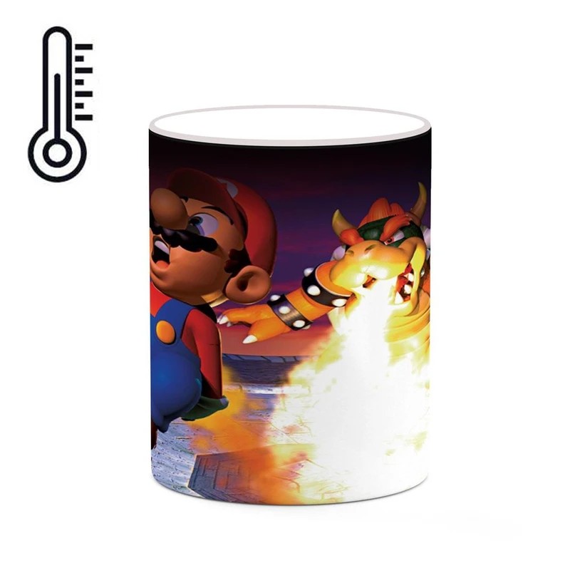ماگ حرارتی کاکتی مدل بازی سوپر ماریو Super Mario کد mgh30514