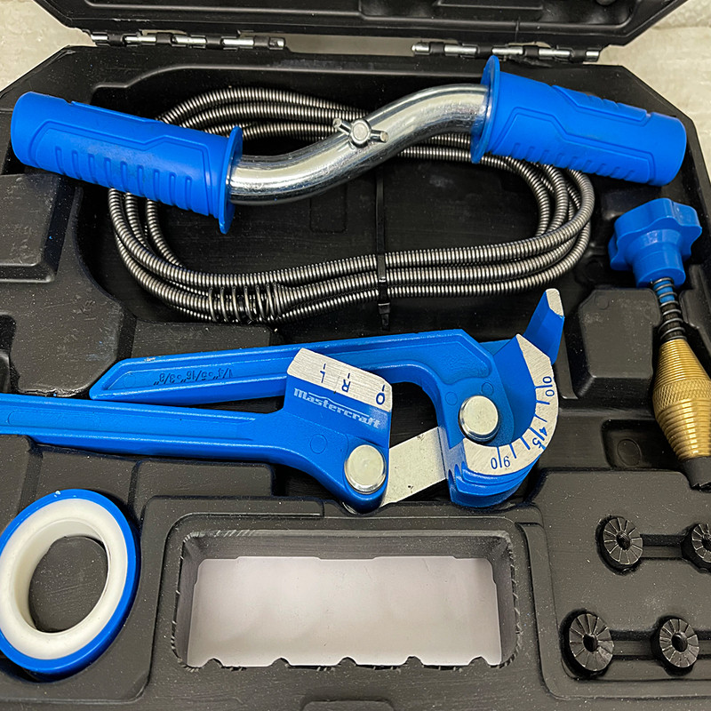 مجموعه 8 عددی ابزار لوله مسی مسترکرفت کد RSTV0049