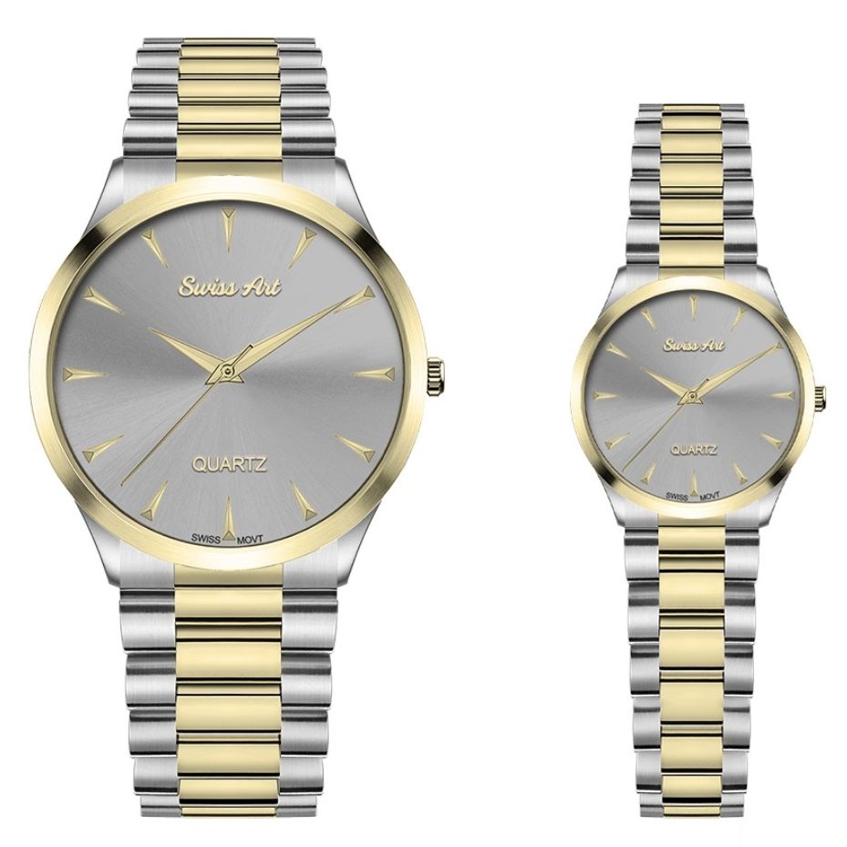 ست ساعت مچی عقربه‌ای کوارتز زنانه و مردانه سوئیس آرت مدل MR920WATCH169G.1