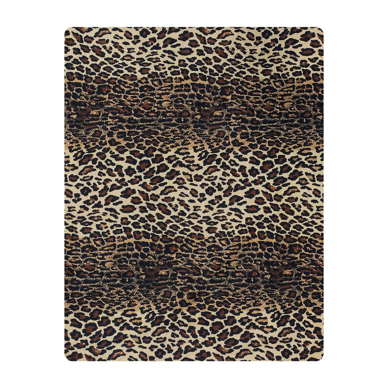 ملحفه آدنو مدل پلنگ کد CH80 دونفره سایز 220x250 سانتی متر