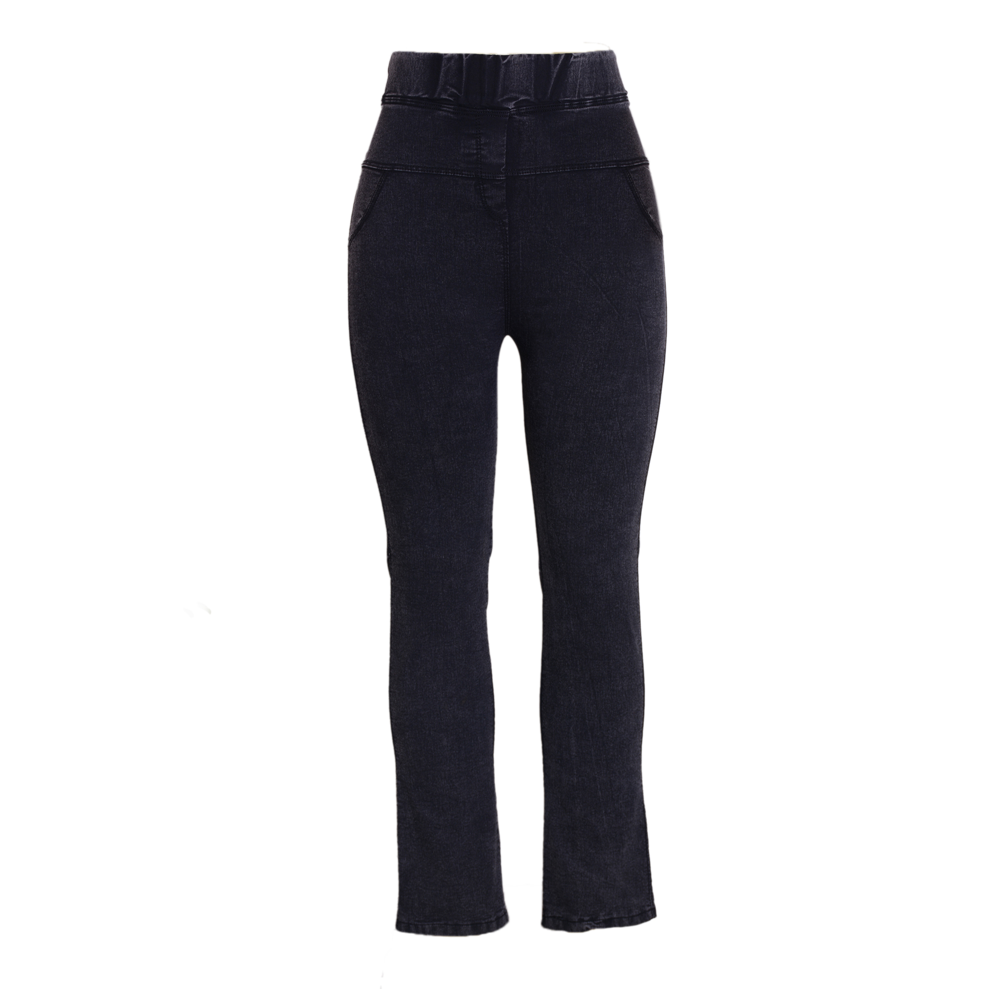 شلوار جین زنانه مدل NJ-MB82040-TLI-ZO رنگ زغالی