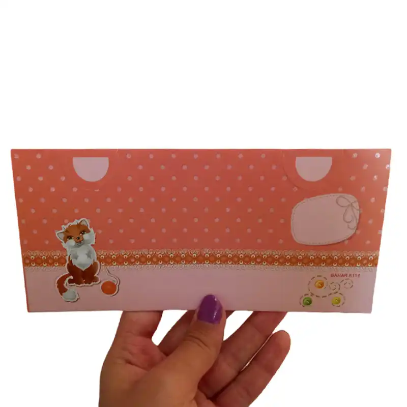 پاکت پول مدل حیوانات مجموعه 2 عددی