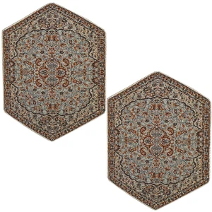 رومیزی ترمه مدل نسترن کد ASALI-145 بسته 2 عددی