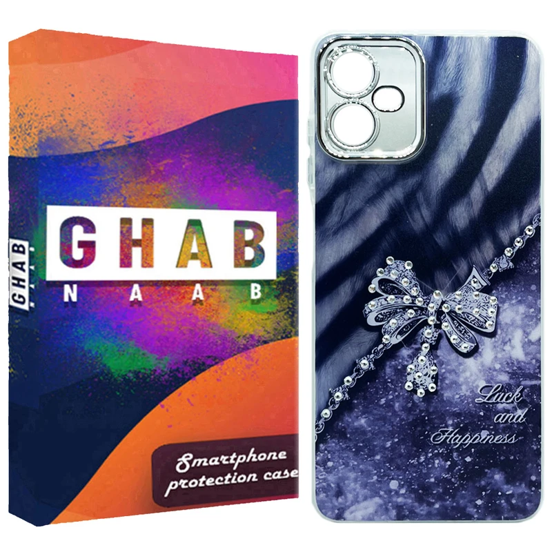 کاور قاب ناب مدل دخترانه طرح پاپیون مناسب برای گوشی موبایل سامسونگ Galaxy A06