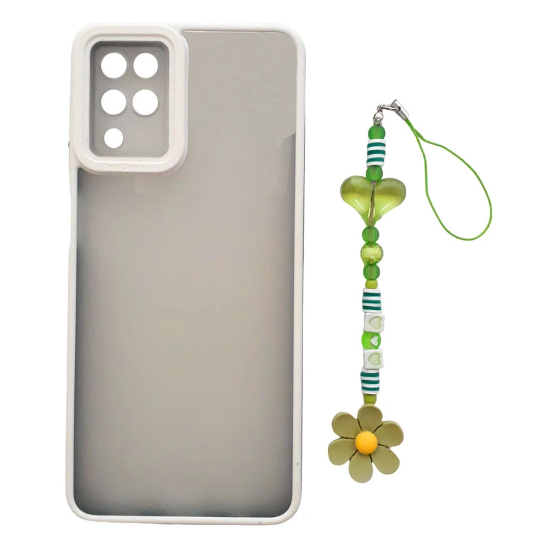 کاور طرح گل کد A11169 مناسب برای گوشی موبایل سامسونگ Galaxy A12 / A12s به همراه بند