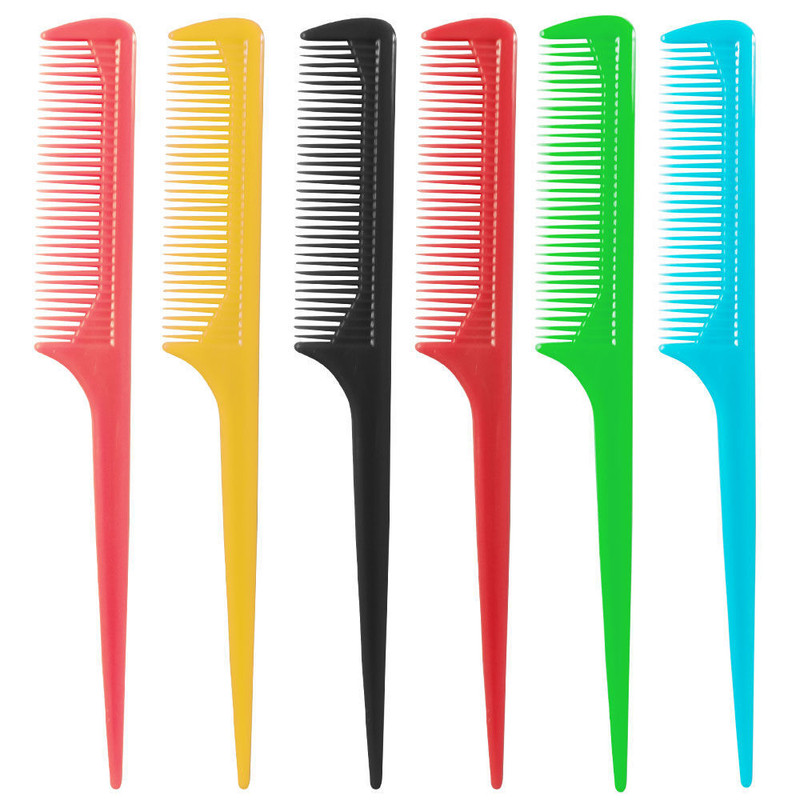 شانه مو مدل دم باریک مجموعه 6 عددی