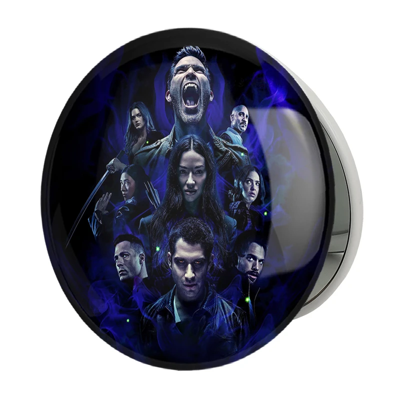 آینه جیبی خندالو طرح سریال تین ولف Teen Wolf مدل تاشو کد 28445