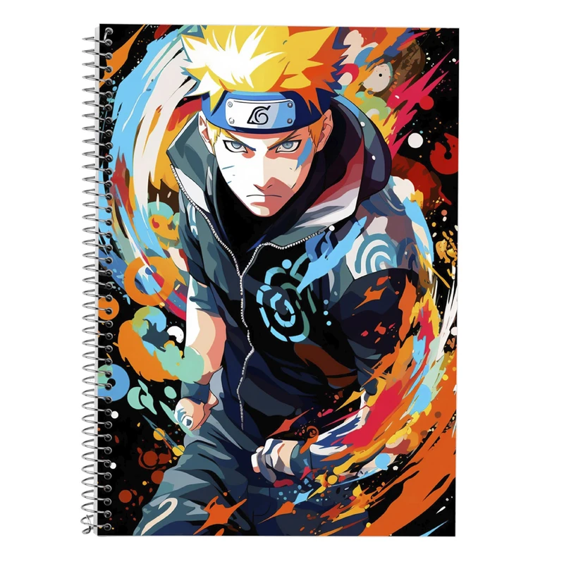 دفتر لغت 50 برگ مدوپد طرح Naroto کد DF11302