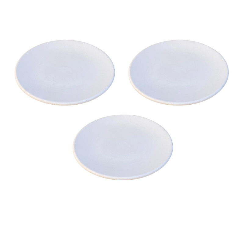  بشقاب سرامیکی خام مدل BBW 21 بسته 3 عددی