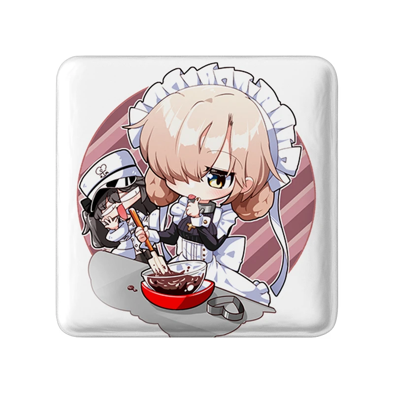 مگنت خندالو طرح بازی آزور لین (Azur Lane) مدل مربعی کد 34232
