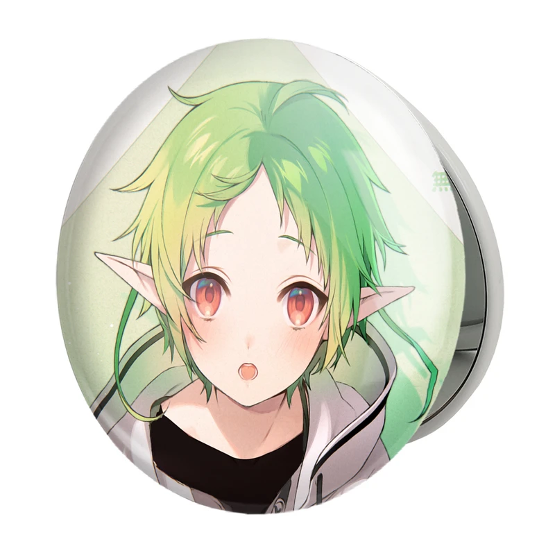 آینه جیبی خندالو طرح سیلفیت انیمه موشوکو تنسی مدل تاشو کد 24112 