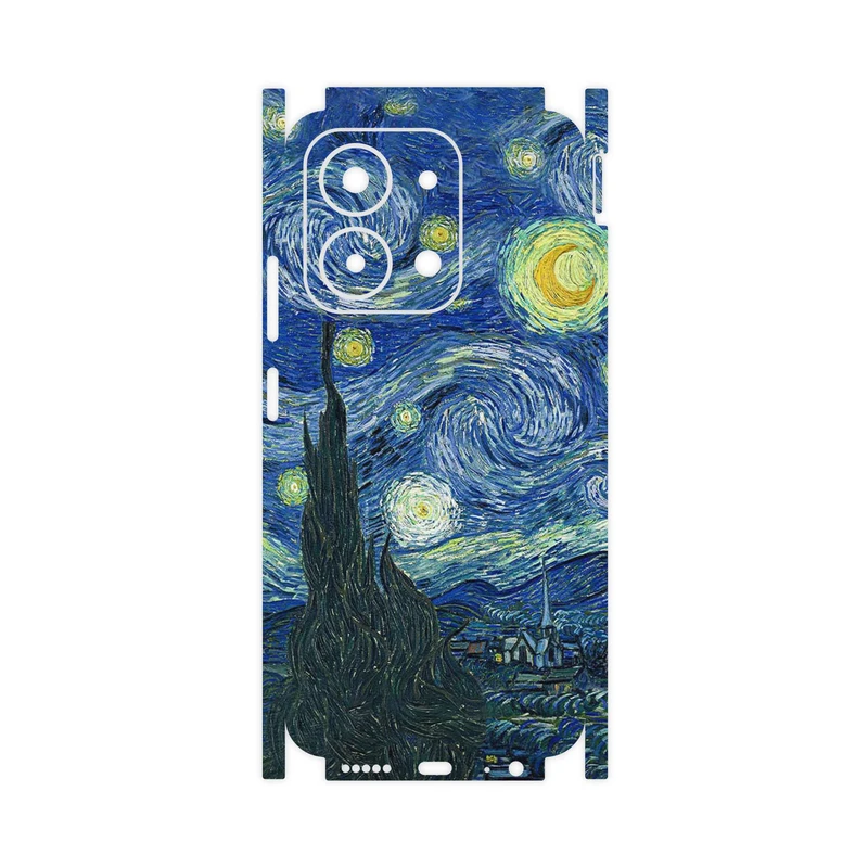 برچسب پوششی ماهوت مدل The Starry Night of van Gogh-FullSkin مناسب برای گوشی موبایل شیائومی Redmi 15C 4G