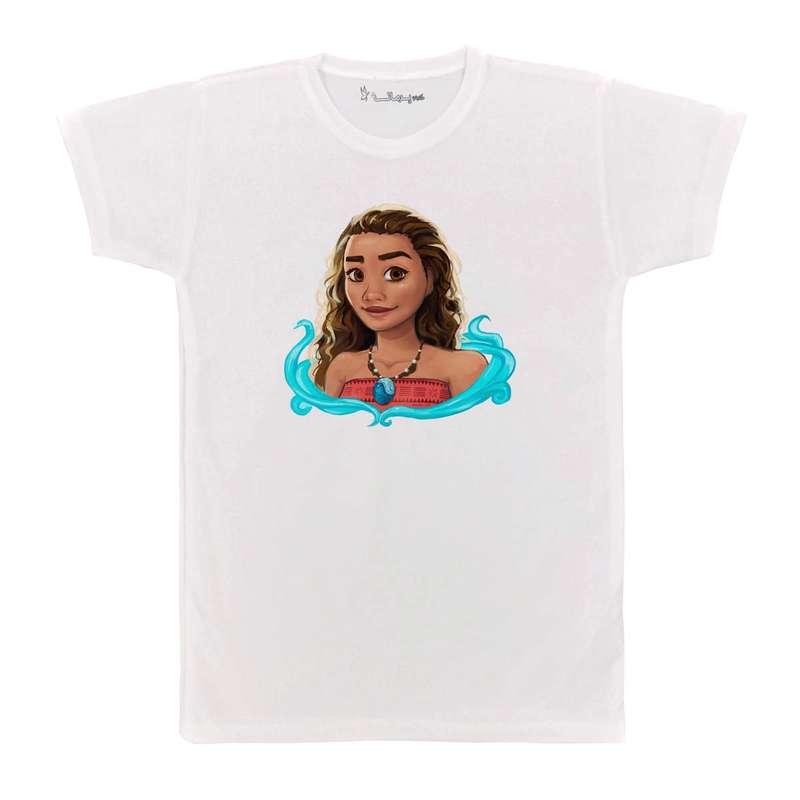 تی شرت بچگانه پرمانه طرح moana کد pmt.2608