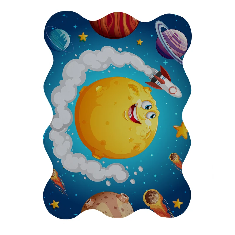 پادری مدل دالبر طرح اتاق کودک کد 8480 سایز 80x110 سانتی متر 