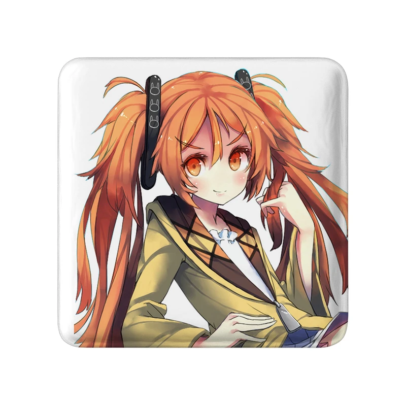 پیکسل خندالو طرح انجو انیمه گلوله سیاه مدل مربعی کد 35820