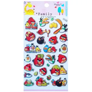 استیکر دیواری کودک مدل انگری برد کد 1043