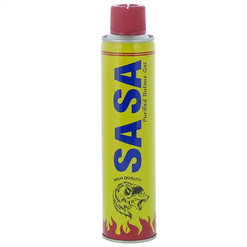 گاز فندک ساسا مدل بدون بو حجم 300 میلی لیتر