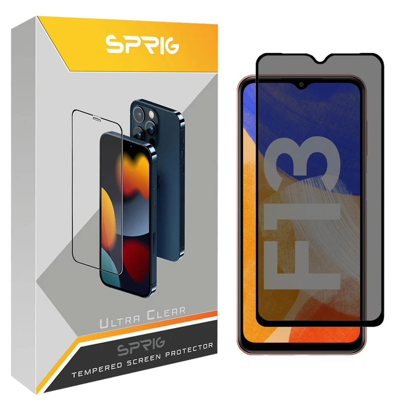 محافظ صفحه نمایش حریم شخصی اسپریگ مدل PRYSP مناسب برای گوشی موبایل سامسونگ Galaxy F13 / F23