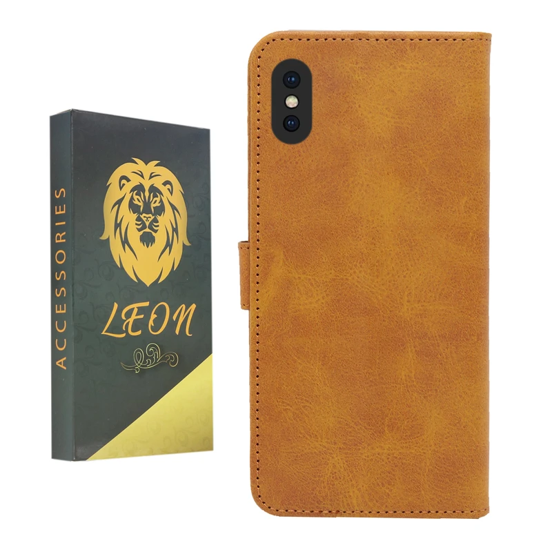 کیف کلاسوری لئون مدل Bersa مناسب برای گوشی موبایل اپل iPhone X / Xs