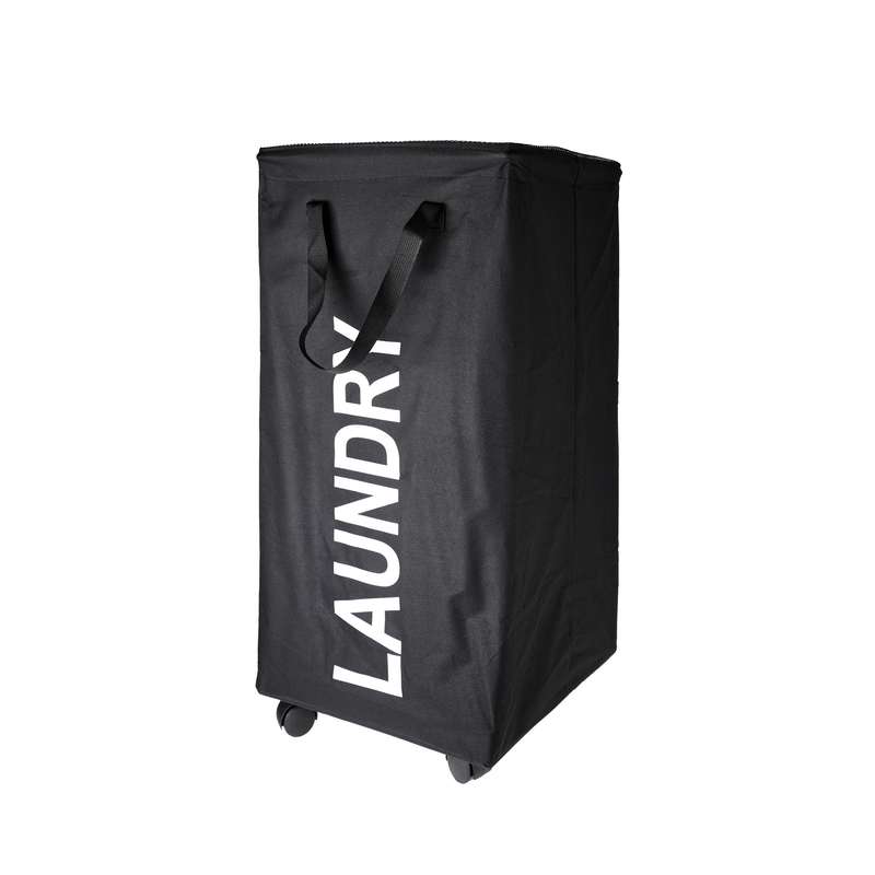 سبد رخت چرک مدل چرخ دار طرح LAUNDRY سبد رخت چرک مدل چرخ دار طرح LAUNDRY
