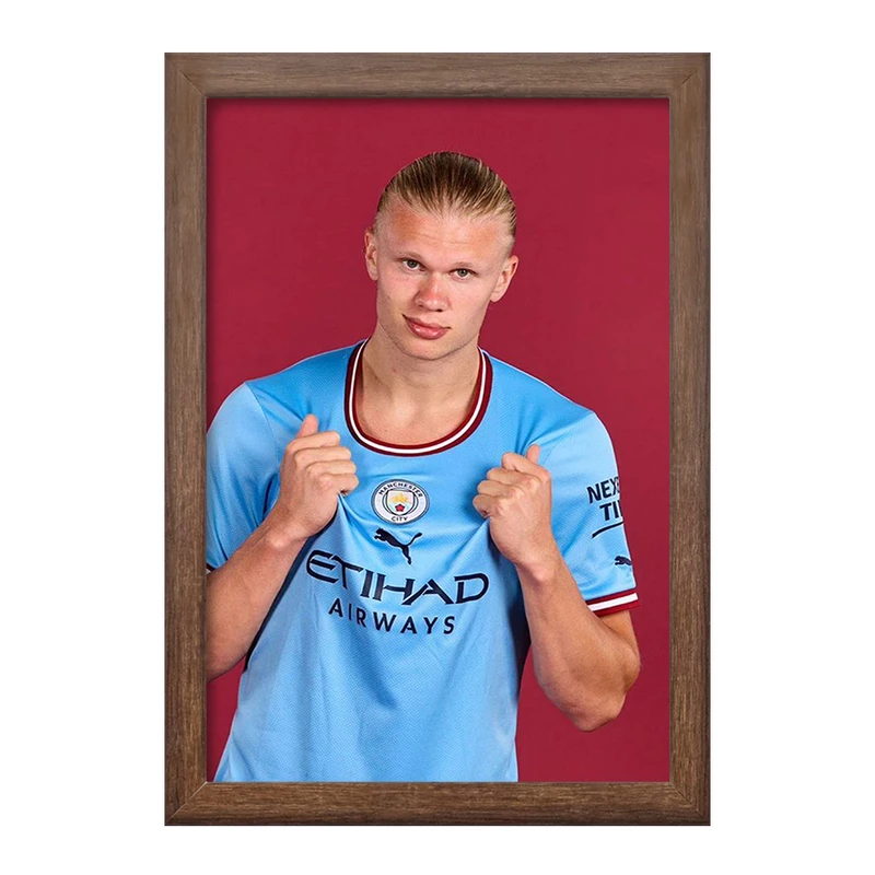 تابلو خندالو طرح ارلینگ هالند (Erling Haaland) کد 36361