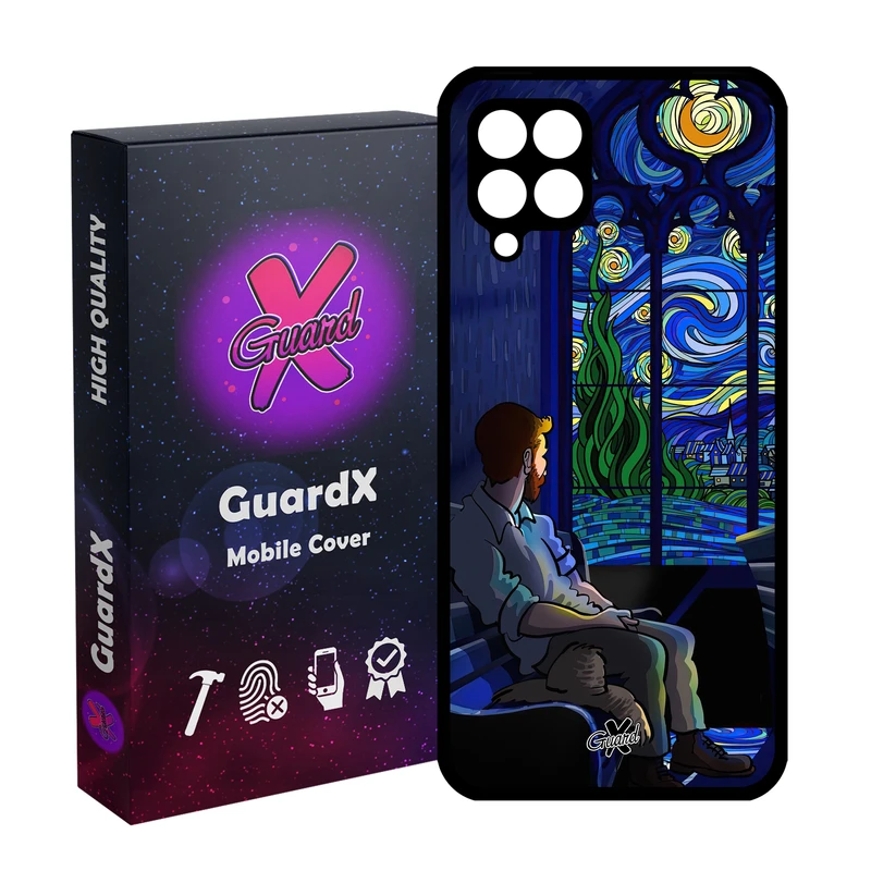 کاور گارد ایکس طرح Art مدل Glass10583 مناسب برای گوشی موبایل سامسونگ Galaxy A12/M12/F12