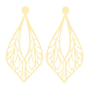 گوشواره طلا 18 عیار زنانه الن نار مدل N5080